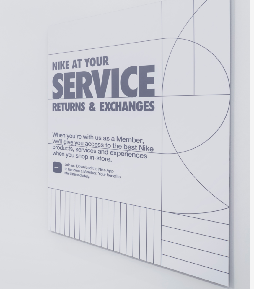 Nike In-Store Signage