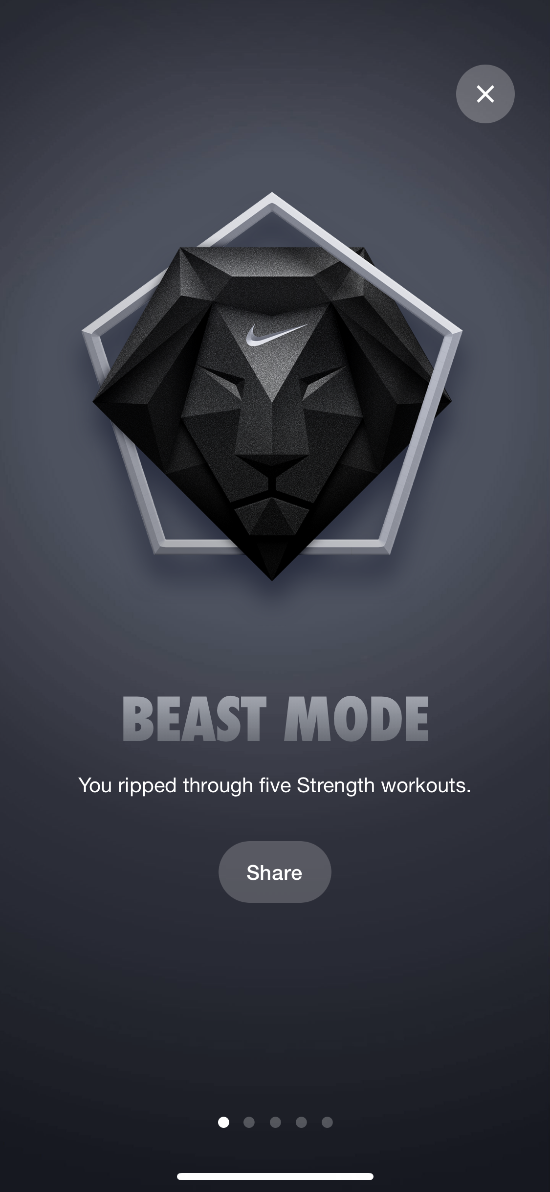 NTC Beast Mode Achievement